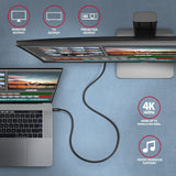 Axagon Hcm32-Cm20ab Cable Usb-C 3.2 Gen 2 Auf Usb-C 3.2 Gen 2, Negro - 2m