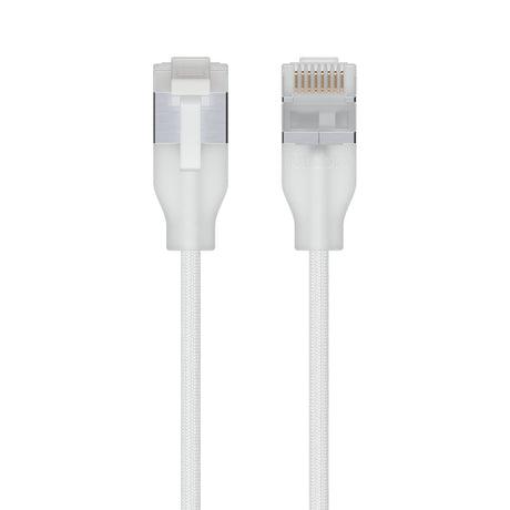 EAN 0810084697245 - Ubiquiti UACC-Cable-Patch-EL-C6A-0.15M-W cable de red Translúcido, Blanco 0,15 m Cat6a imagen 1