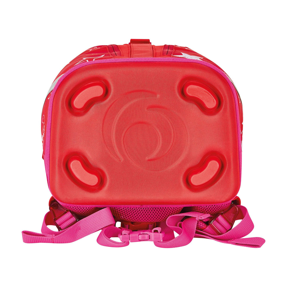 Herlitz Softlight Plus Stars&Strips Juego De Mochila Escolar Chica Poliéster Rosa, Rojo