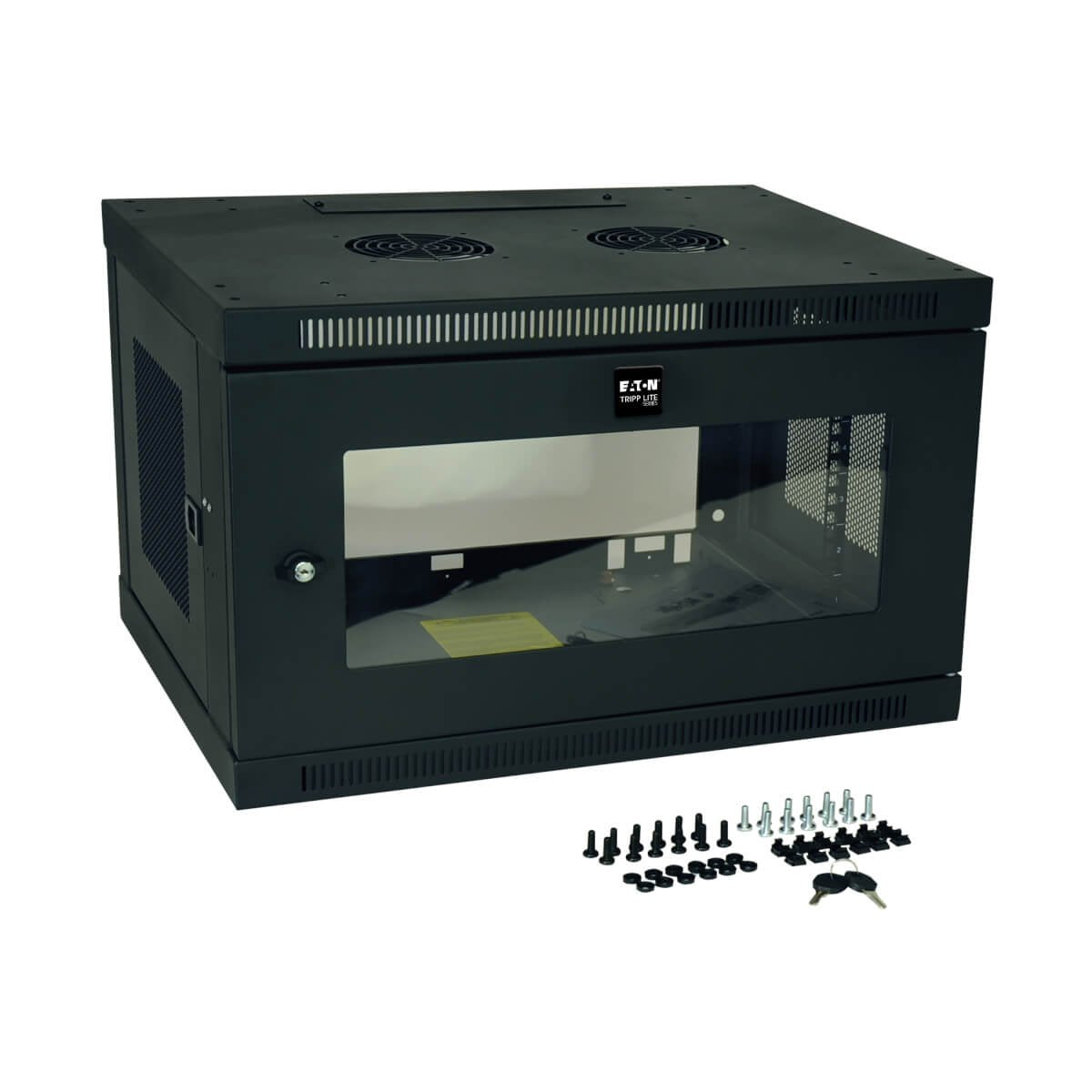 Eaton Tripp Lite   Smartrack 6u Low-Profile Switch-Depth Wall-Mount Mini Rack Enclosure With Clear Acrylic Window
