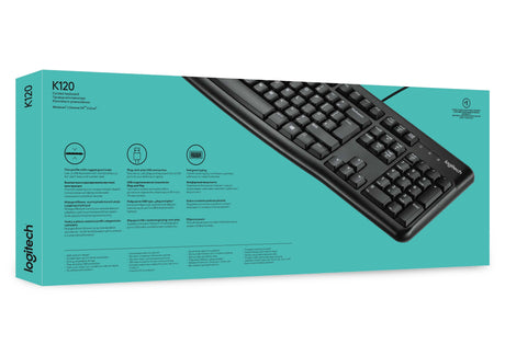 EAN 5099206021440 - Logitech Keyboard K120 for Business teclado Oficina USB AZERTY Belga Negro imagen 9