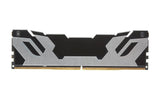 Kingston Fury Dimm 24 Gb Ddr5-8000, Ram Plateado/Negro, Kf580c38rs-24, Renegade, Intel Xmp Kf580c38rs-24