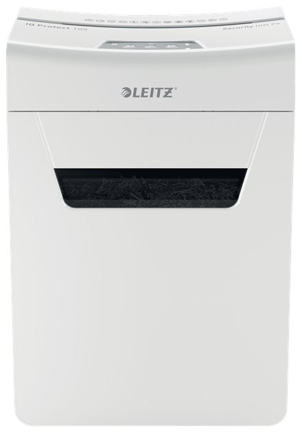 Destructora De Documentos Leitz Iq 10x Protect P4 / 4x28 / 10 Hojas / 18l / Clip /