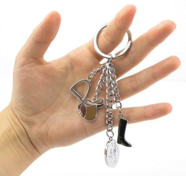 Troika Schlüsselanhänger Pferdeglück