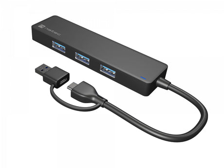 EAN 5901969438888 - NATEC Mayfly USB 3.2 Gen 1 (3.1 Gen 1) Type-A + Type-C 5000 Mbit/s Negro imagen 1