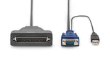 EAN 4016032447573 - Digitus DS-72212 cable para video, teclado y ratón (kvm) Negro imagen 2