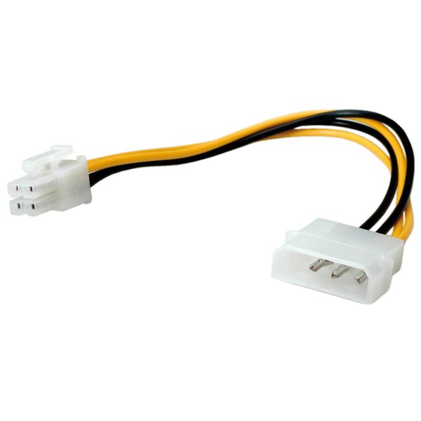 Roline Internes Power Cable, 4pol. Hdd   Atx12v-P4 4-Polig Power, 0,15 M