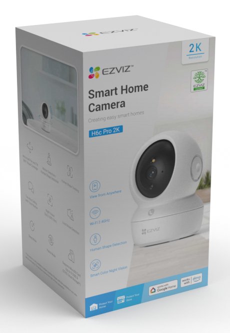 EAN 6941545632667 - EZVIZ H6c Pro 2K Esférico Cámara de seguridad IP Interior 2304 x 1296 Pixeles Escritorio imagen 9