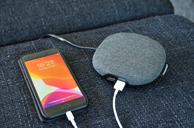 Brennenstuhl Cargador Inalámbrico De Tela  2,0 A  10 W  Negro