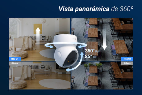 EAN 6941545642147 - EZVIZ H6c G1 3K Esférico Cámara de seguridad IP Interior 2880 x 1620 Pixeles Techo/Pared/Escritorio imagen 18