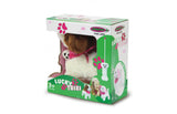 Jamara Peluche Perro Lucky Rc Blanco Marrón 27mhz