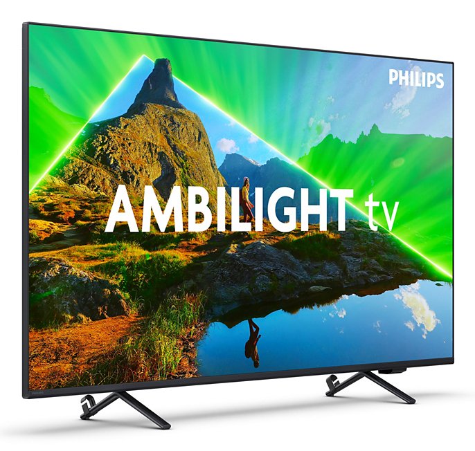 215,0cm 85" (3840x2160) Philips 85pus8309 12 16:9 Led 60hz Hdmi Usb Wlan Azultooth Ambilight Hdr10+ Speaker Negro