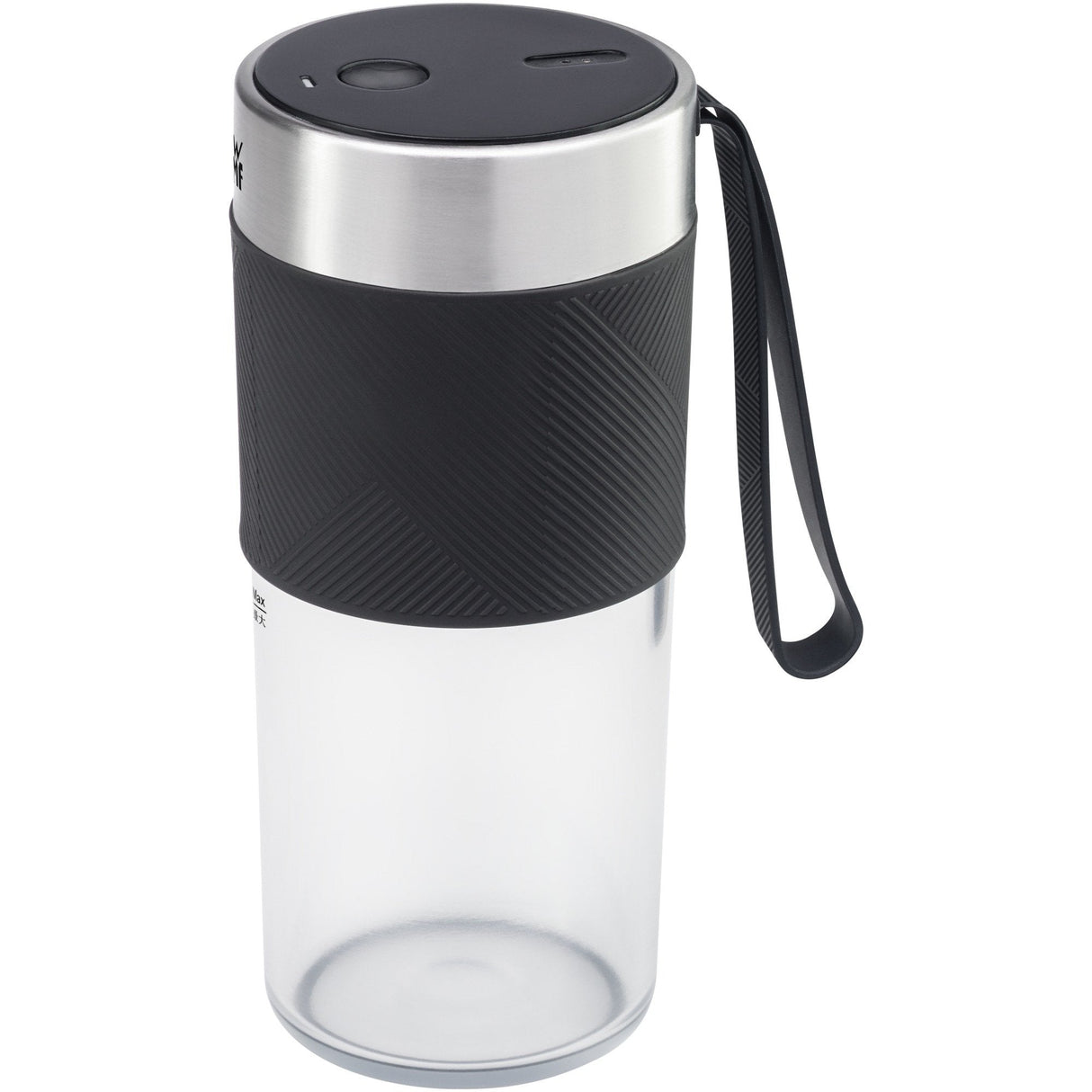 Batidora  Wmf Kitchenminis Mix On The Go 0,3 L  50 W Negro, Acero Inoxidable, Transparente