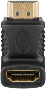 Adaptador Hdmi Hembra A Hdmi Macho Codo 270°  Vertical, 8k/60hz Goobay