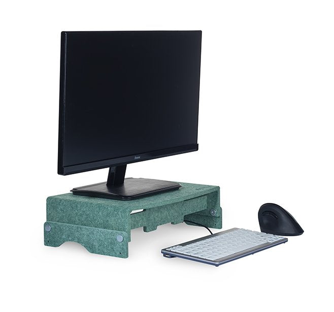 EAN 8719274674092 - BakkerElkhuizen Q-riser 110 Circular 76,2 cm (30") Escritorio Verde imagen 6