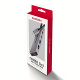 EAN 8595247908049 - Axagon HMC-5H60 base para portátil y replicador de puertos Alámbrico USB 3.2 Gen 1 (3.1 Gen 1) Type-C Gri imagen 8