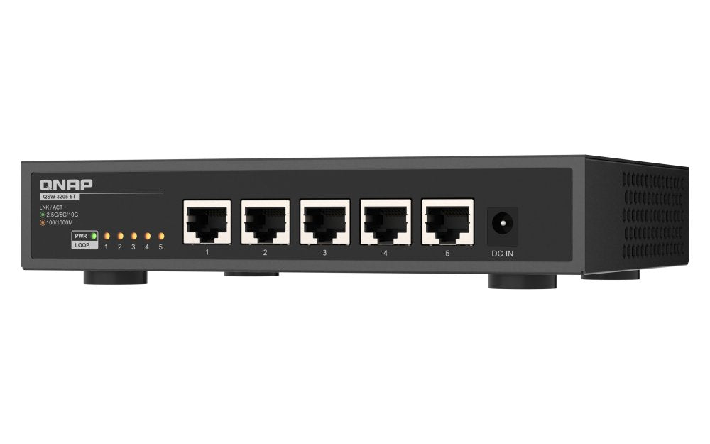 Qnap Qsw-3205-5t Switch 5 X Rj-45 (100m/1g/2,5g/5g/10g)