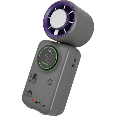 EAN 0023942323471 - Verbatim 32347 ventilador y nebulizador personal de mano Púrpura, Gris Ventilador de mano imagen 1