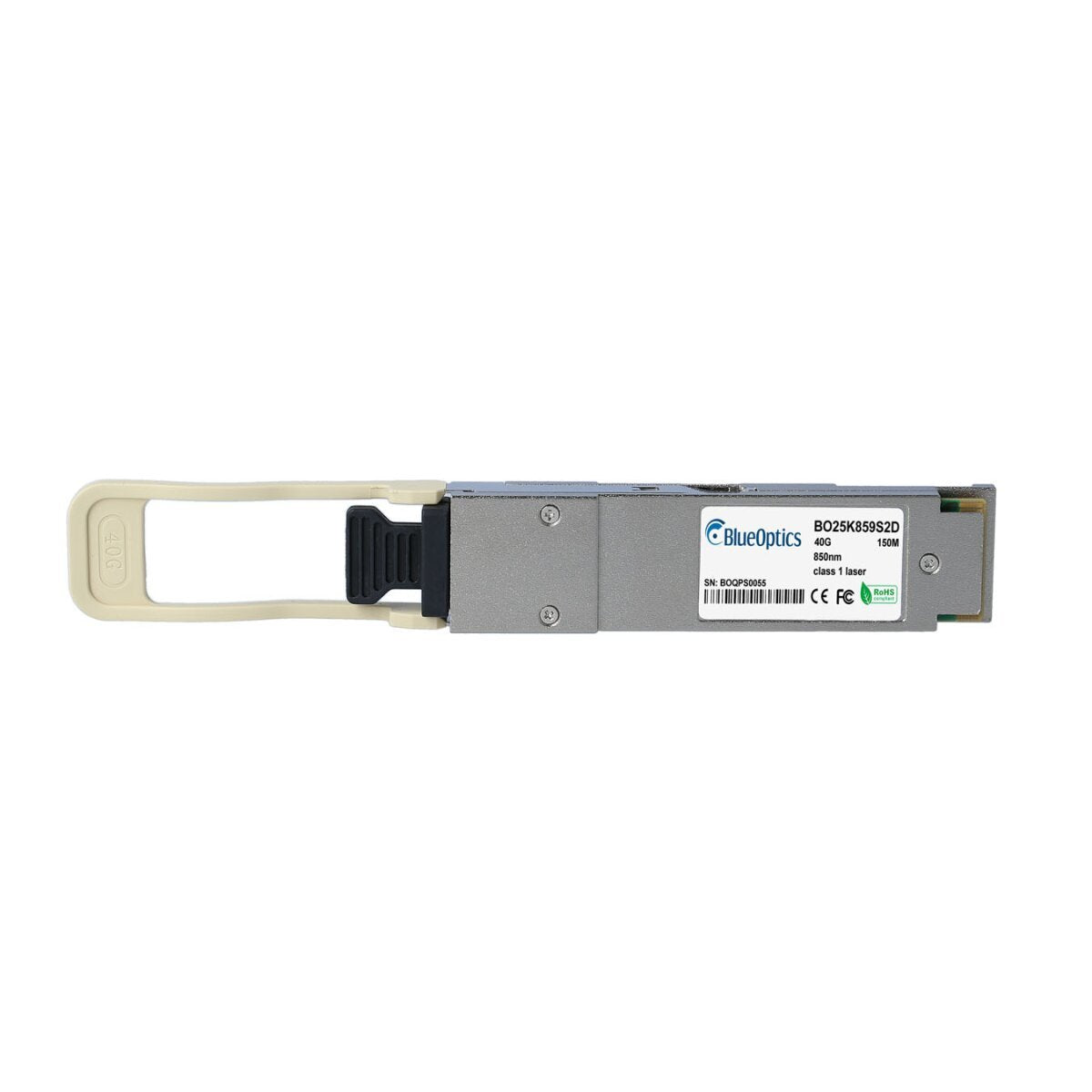 Blueoptics Qsfp+ 40g 40gbase-Sr4 850nm 150m Mpo Mmf Transceiver( Qsfp-40g-Sr4-Ss)