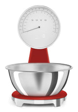 Bascula De Cocina Analógica Y Digital Smeg Rojo Ksf01rdww