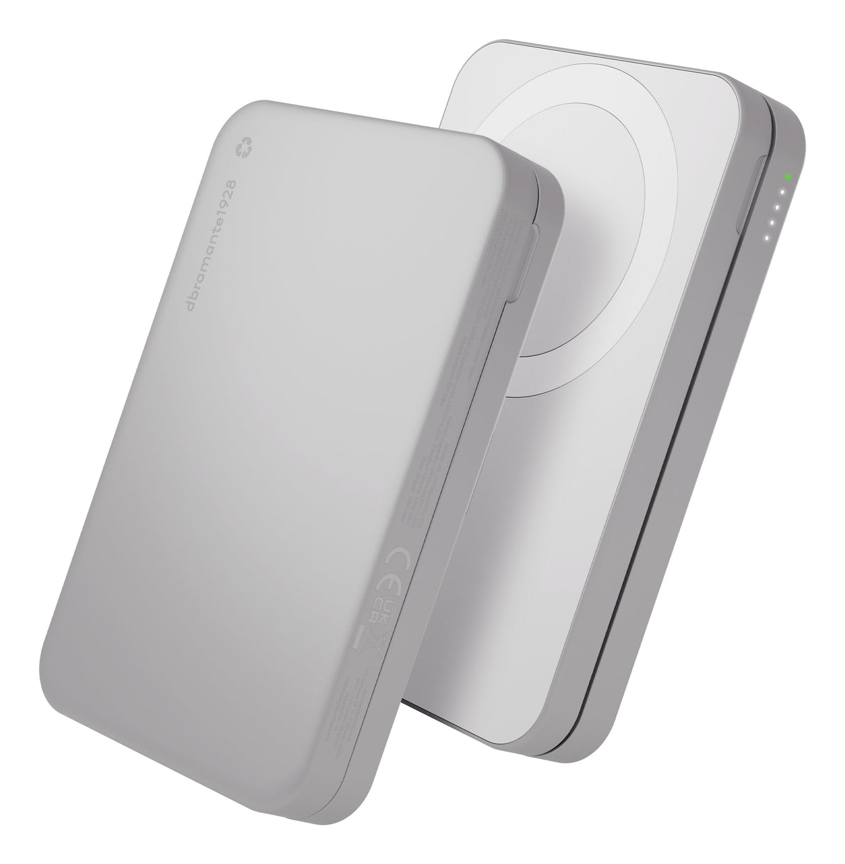 Dbramante1928 Re-Charge Cargador Inalámbrico 3-In-1 Qi3 8000 Mah 20 Vatios (Usb-C) En El Cable: Usb-C Blanco