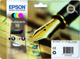 Epson Tinta Original T1636 Pack Color Y Black Para Workforce Wf-2010w/2510wf/ 2520wf/2530w