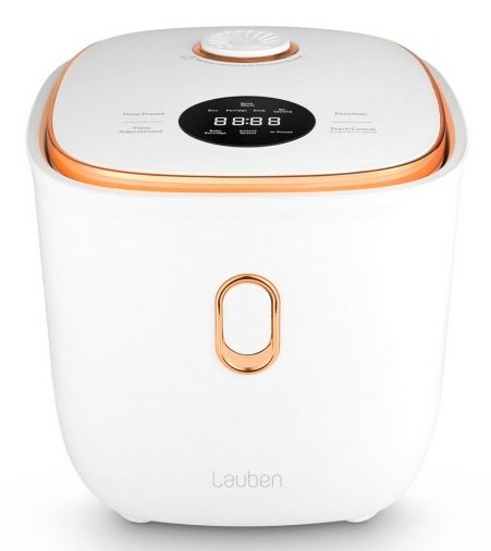 Lauben Lbrcmmrc120wa Arrocera 1,2 L 300 W Oro Rosa, Blanco