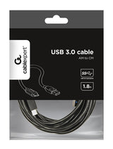EAN 8716309086493 - Gembird CCP-USB3-AMCM-6 cable USB USB 3.2 Gen 1 (3.1 Gen 1) 1,8 m USB C USB A Negro imagen 3
