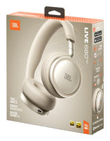 Jbl Live 680nc Kabellose On-Ear-Kopfhörer Con Adapt.Nc , Sand