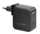 EAN 8716309121286 - Gembird NPA-PD60-01 cargador de dispositivo móvil Portátil, Smartphone Negro Corriente alterna Interior imagen 1