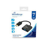 Mediarange Mrcs173 Adaptador De Cable De Vídeo 0,15 M Vga (D-Sub) Displayport Negro