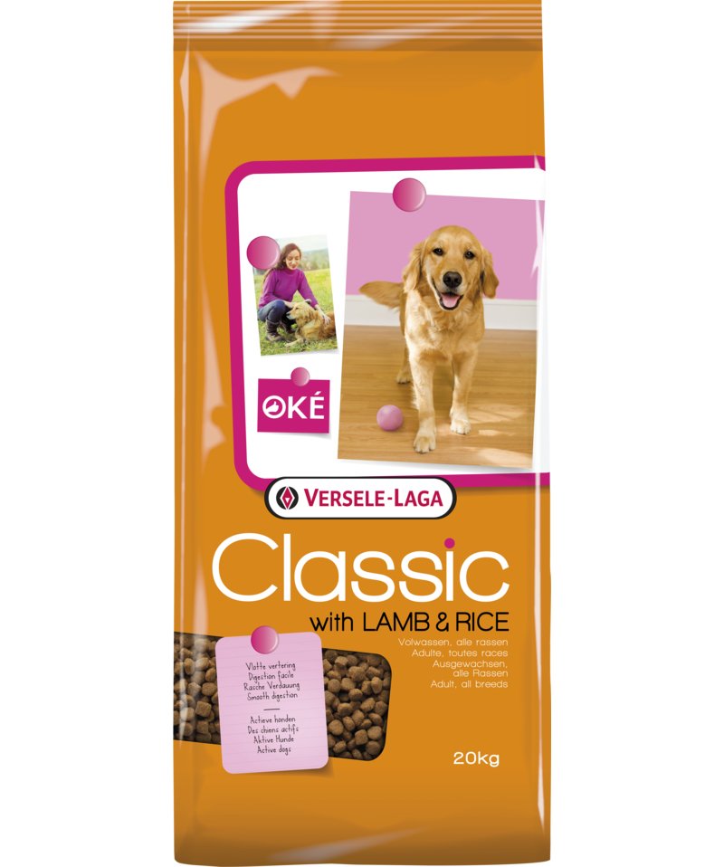 Versele-Laga Vl-Classic Dog Lamb & Rice 20 Kg Para Perros Adultos
