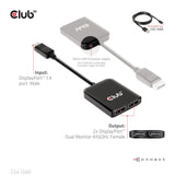 Club3d Multi Mreaming Transport Hub 1xdp -> Dp/Hdmi 4k60hz Retail