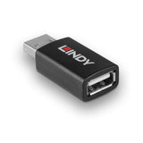 EAN 4002888712637 - Lindy 71263 cambiador de género para cable USB Type A Negro imagen 2