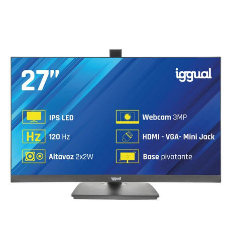 EAN 8435364320013 - iggual ML27WC pantalla para PC 68,6 cm (27") 1920 x 1080 Pixeles Full HD LED Negro imagen 18