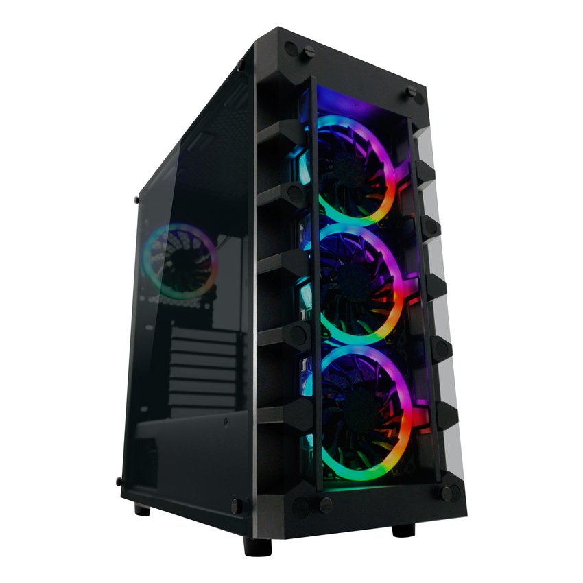 Caja Pc Lc-Power Atx Gaming 709b Solar_system_x (Rgb)