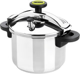 Olla A Presión Monix Classica M530001 Ø22cm 4l Acero Inoxidable Apta Para Inducción