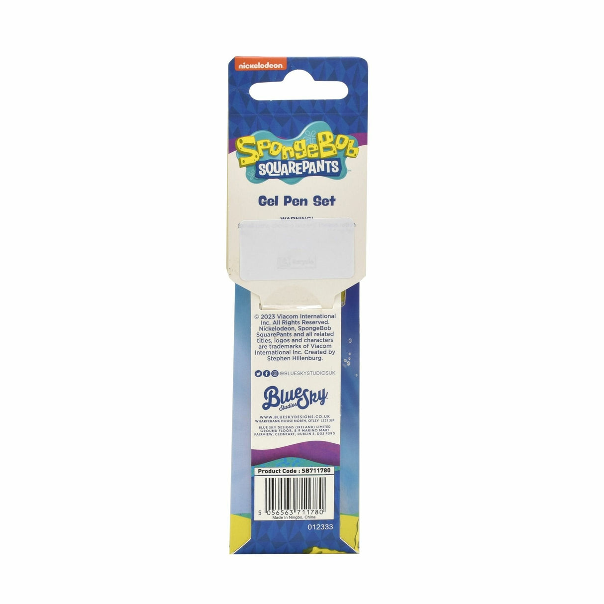 Thumbs Up Spongebob Bolígrafo De Gel Con Tapa Azul, Verde, Rojo, Amarillo 4 Pieza(S)