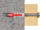 EAN 4048962247305 - Fischer 536382 tornillo de anclaje y taco 240 pieza(s) Enchufe de pared 30 mm imagen 5
