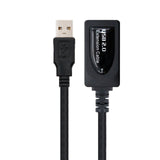 Nanocable Cable Prolongador Con Amplificador Usb-A 2.0 Macho A Usb-A Hembra 5m
