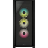 Caja Pc Corsair Icue 5000x Cristal Templado Negra