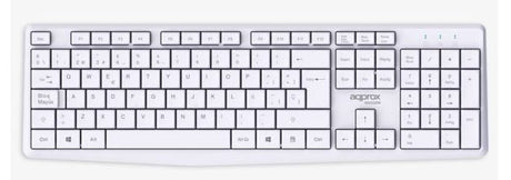 EAN 8435099535294 - Approx APPMX420W teclado Ratón incluido Hogar / Oficina RF inalámbrico QWERTY Español Blanco imagen 3