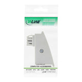 Adaptador Inline Tae-F Dsl, Enchufe Tae-F A Conector Hembra Rj45, 8p2c Para Fritzbox, Gris