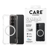 Panzerglass Care By ® Samba Case Transparente M. Blanco Qi Samsung Galaxy S26, Cover, Samsung, Samsung - Galaxy S26, 16 Cm (6.3"), Transparente