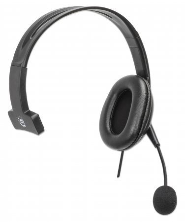 EAN 0766623180849 - Manhattan 180849 auricular y casco Auriculares Alámbrico Diadema Oficina/Centro de llamadas USB tipo A Ne imagen 2