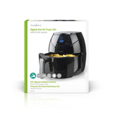 Nedis Freidora De Aire Caliente  6.5 L  Minutero: 60 Min  Digital  Negro