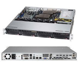 Supermicro Cse-813mftqc-505cb Carcasa De Ordenador Estante Negro 500 W