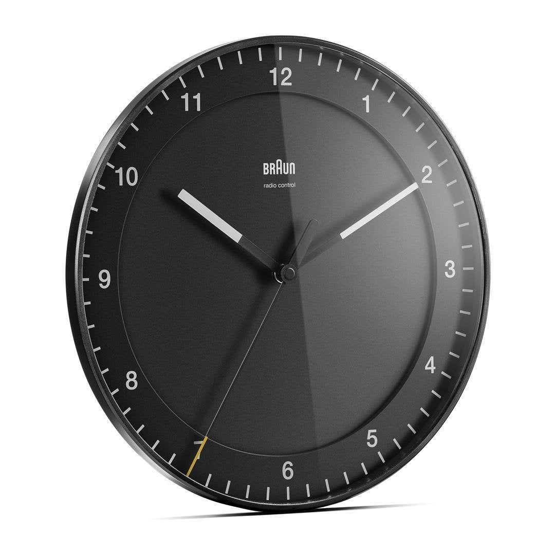 Braun Bc 17 B-Dcf Radio Reloj De Pared Negro