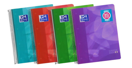 EAN 8412771102876 - Oxford Lagoon EuropeanBook 5 cuaderno y block A4+ 120 hojas Colores surtidos imagen 1