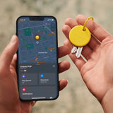 Chipolo Pop 4 Pack -Tracking Tag Compatible With Apple Find My On Iphone (Rojo, Azul, Amarillo, Verde)